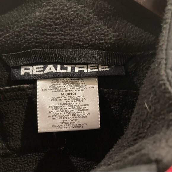 REALTREE Sz M Softshell Fleece Lined Jacket Sz M  (8-10) - Picture 5 of 10
